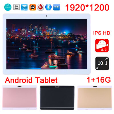 

WiFi Tablet PC 101 Inch Network Android 60 8001280 IPS Screen Dual SIM Dual Camera Rear Call Phone Tablet Gifts116G