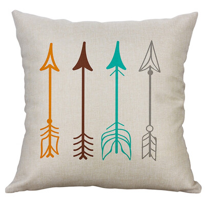

〖Follure〗Simple Linen Creative Lovely Pillow Cover Pillow Cover Car Pillow Cover