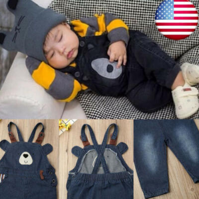 

Kids Boys Denim Clothes Clothing Pants Baby Boy Bottoms Trousers Jeans Overalls