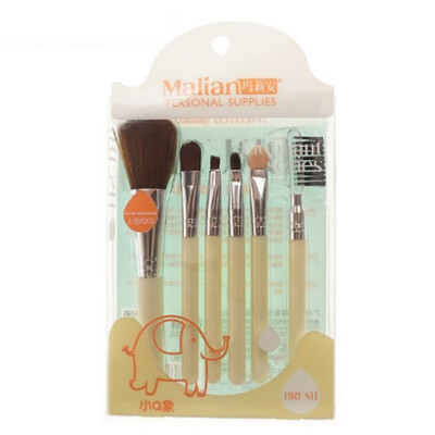 

6pcs Eye Makeup Brushes Kit Eyeshadow Brush Eye Blender Fan Brush Set Makeup Tools