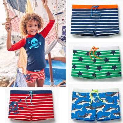 

US Boy Kids Swimming Shorts Swimwear Summer Beach Swim Trunks Pants Clothes