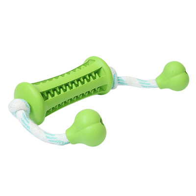 

Pet Dogs Chew Rubber Toys through Rope Resistant Bite Interactive Toy Dog to Clean Tooth