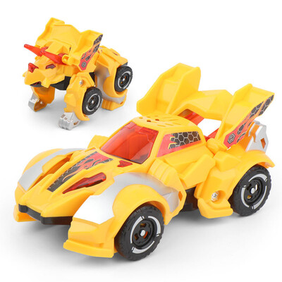 

Gobestart Childrens Inertia- Toy Deformation Dinosaur Car Puzzle Early Education Toys