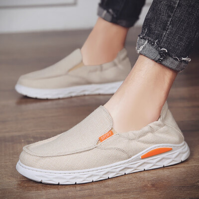 

Summer one foot lazy cloth shoes mens casual beanie tide shoes wild trend breathable old Beijing cloth shoes mens shoes