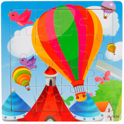 

Gotoamei Wooden Puzzle Educational Developmental Baby Kids Training Toy