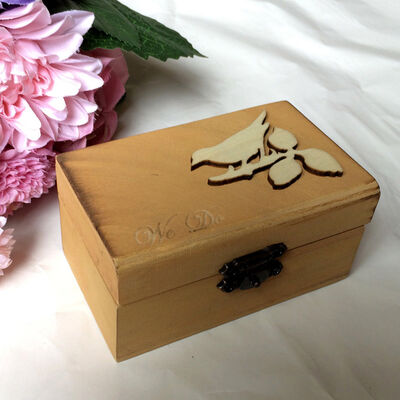

Christmas Gift 10 Retro Styles Wood Ring Box Pendant Bracelet Engagement Diamond