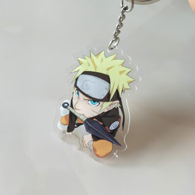 

Anime Naruto Uchiha Sasuke Keychain Acrylic Key Ring Gift