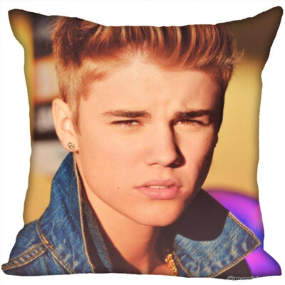 

Justin Bieber Hot Sale Pillow Case High Quality New Years Pillowcase Decorative Pillow Cover For Wedding Decorative Christmas