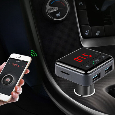 

〖Follure〗Bluetooth Car Kit MP3 Player FM Transmitter Wireless Radio Adapter USB Charger