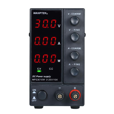 

WANPTEK NPS3010W 0-30V 0-10A Switching DC Power Supply 3 Digits Display LED High Precision Adjustable Mini Power Supply AC 115V23