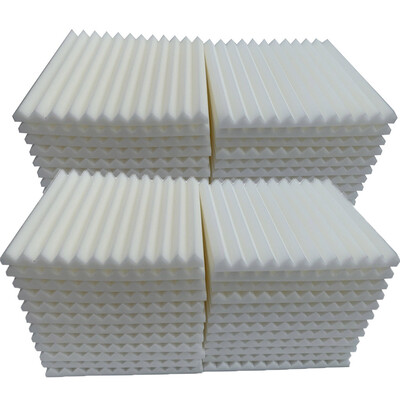 

〖Follure〗48Pcs Acoustic Foam Panel Sound Stop Absorption Sponge Studio KTV Soundproof