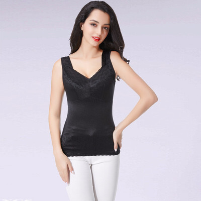

Autumn&Winter Camisoles Skin Color Thermal Underwear Vest Tops Plus Velvet Thickening Female Basic Tanks Top