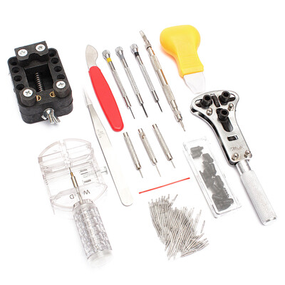 

Portable Back Case Opener Link Remover Spring Bar Pin Set Watch Repair Tool Kit Storage Bag