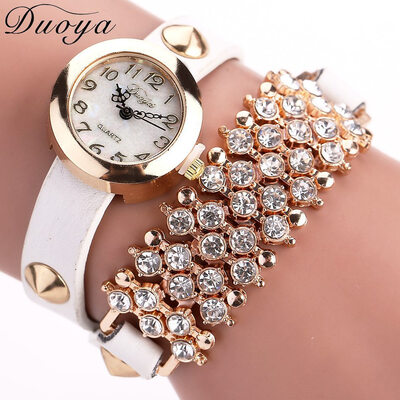 

Bracelet watch female duoya around the ring table speed sizzling explosion models ladies fashion casual bracelet watch