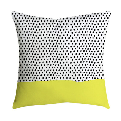 

〖Follure〗Pineapple Leaf Yellow Pillow Case Sofa Car Waist Throw Cushion Cover Home Decor