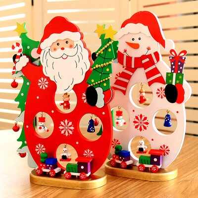 

〖Follure〗Christmas Santa Claus Snowman Ornaments Decor Put Bar ShopChristmas Gift Decor A