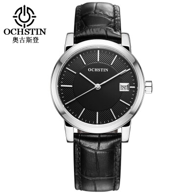 

Augustus OCHSTIN calendar imported movement leather mens watch mens watch