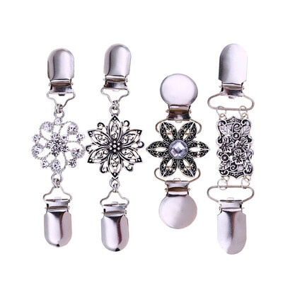 

4pcsset Retro Sweater Metal Buckle Collar Cardigan Clips Women Girls Alloy Dresses Shawl Buckles