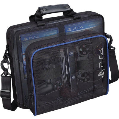 

PS4 System Outdoor Travel Carry Case Shockproof Protective Bag Nylon Black 36FPCP0907