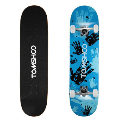 

TOMSHOO 31" Pro Complete Skateboard Maple Wood Longboard Skate Board