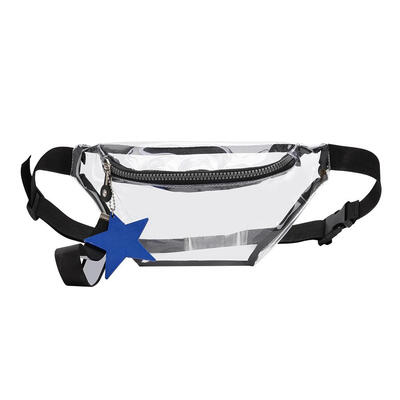 

Fashion PVC Transparent Fanny Pack Women Waist Bags Shoulder Messenger Bags