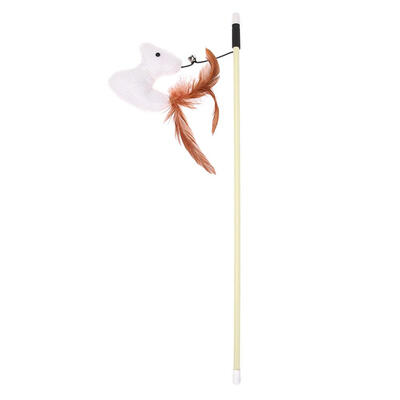 

Cat Toys Feather Bell Rod Toy for Cat Kitten Funny Playing Interactive Toy
