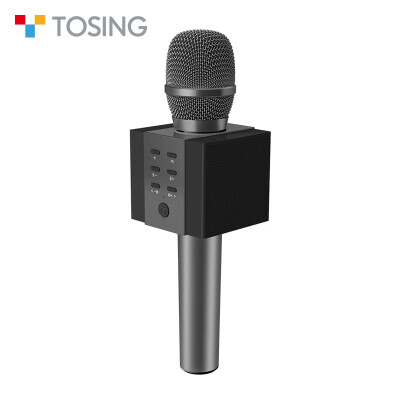 

Tosing 008 Karaoke Microphone Blue tooth Speaker For Meeting & Party Dual Speaker Loudspeaker with TF Card 35mm Audio Blue tooth