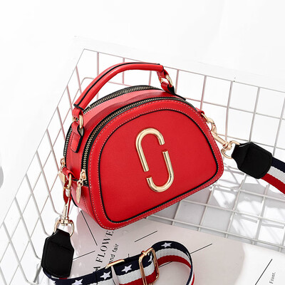 

Womens 2018 new fashion Korean version fashion simple Baitao ladies bag single shoulder bag inclined bag