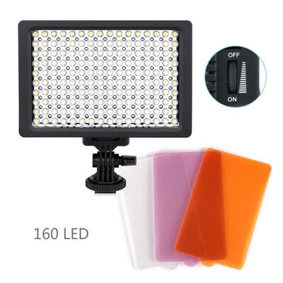 

160 LED Video Camera HD Light for Canon Nikon Pentax Camera Video Camcorder