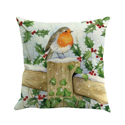 

Siaonvr Christmas Pillow Cover Pillowcases Decorative Sofa Cushion Cover 45x45cm