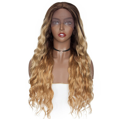 

U Part Lace Front Wigs Long Curly Synthetic Wigs For Women Hair Wigs