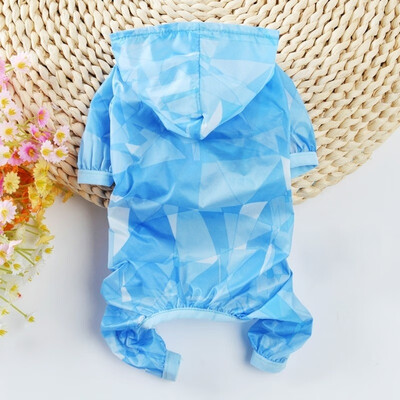 

Pet Dog Rain Coat Waterproof Sun Protection Dog Clothes Raincoat Clothes For Small Dogs Chihuahua Costume Summer Pet Supplies