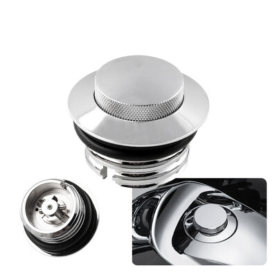 

Flush Pop-Up Reservoir Gas Cap Cover Vented Fuel Tank For Halley 1982-2010