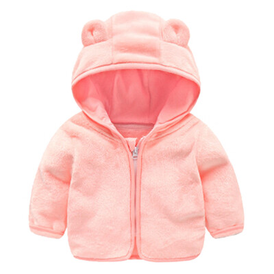 

Kid Infant Baby Boys Girl Cartoon Ear Hooded Pullover Tops Warm Clothes Coat