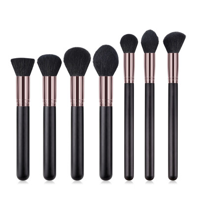 

〖Follure〗7PCS Black Cosmetic Makeup Brush Brushes Foundation Powder Eyeshadow Brush Set