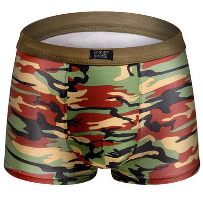 

Camouflage Printed Mens Underwear Boxers Comfortable Modal Boxer Brief Shorts Underpant