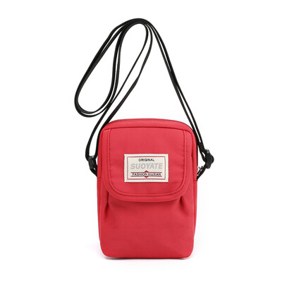 

Leisure mobile phone bag summer&autumn mini messenger bag Joker canvas mobile phone coin purse nylon shoulder bag