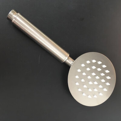 

Ultra-thin nozzle 304 stainless steel brushed hand shower head round square portable shower set 304 square suit head tube sea