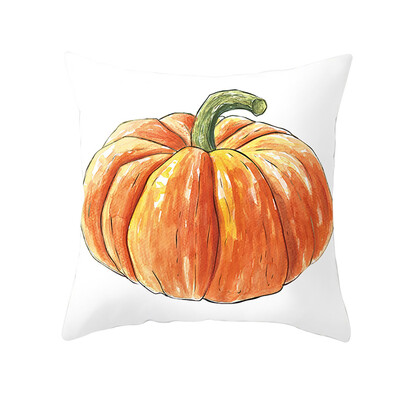 

Siaonvr Fall Halloween Pumpkin Pillow Case Waist Throw Cushion Cover Sofa Home Decor
