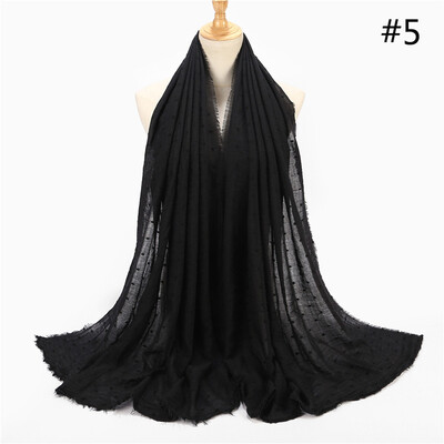 

Amazon new cotton&linen scarf female solid color sunscreen big shawl literary wind envelope scarf Muslim scarf