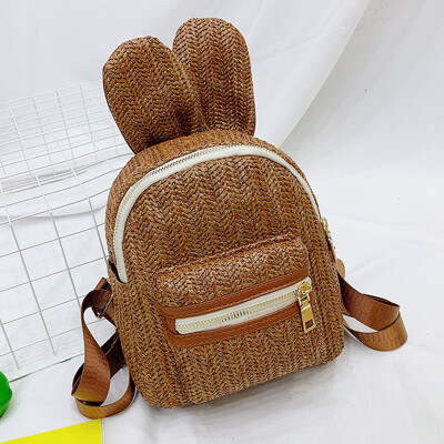 

Tailored Fashion Parent-Child Outdoor Woven Zipper Shoulder Bag Messenger Bag Backpack