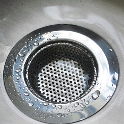 

Stainless Steel Sink Bath Strainer Hair Trap Food Filter Basin Plug Hole Chrome