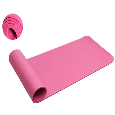 

Ktaxon 8mm10mm15mm Thick Non-slip Yoga Mat Lightweight Folding Pilates Fitness Pad with Carrying Strap for Gym Home