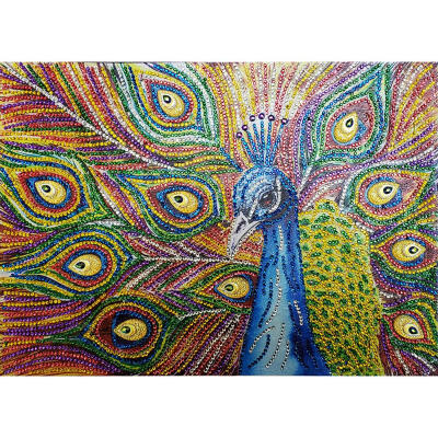 

5D DIY Special-shaped Diamond Painting Peacock Cross Stitch Embroidery Kit