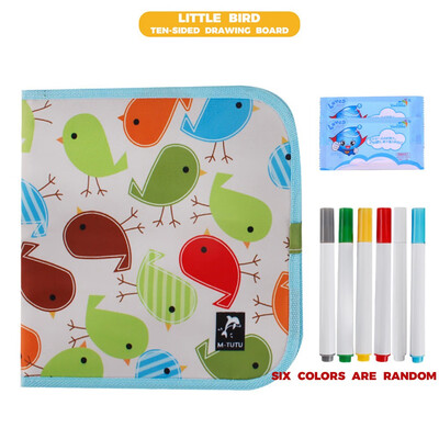 

Siaonvr Portable Soft Graffiti Erasable Drawing Animal Picture Book DIY Drawing Board