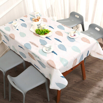 

Gobestart Waterproof&Oil Proof Table Cloth For Kitchen Decorative Dining Table Cover