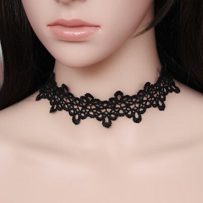 

New Black Lace Short Choker Necklace Girls Punk Elegant Trendy Women Korean Necklace Fashion Jewelry