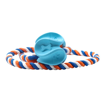 

Chew Molar Product Pet Rope Ball Toy Cotton Rope Rubber Ball for Dog Puppy Interactive ToyDog Puppy Playing Training Supplies