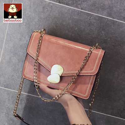 

Ins on the new small bag women 2019 new tide foreign style simple fashion ins super fire chain messenger bag