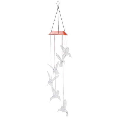 

Solar Color-Changing Wind Chime LED Light Bird Type Home Garden Decoration Wind Chime Solar LED Light Wind Chime LED Light